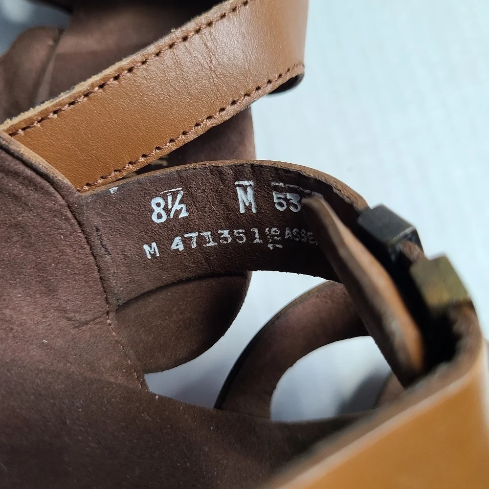 MUNRO brown maggie slingback sandals